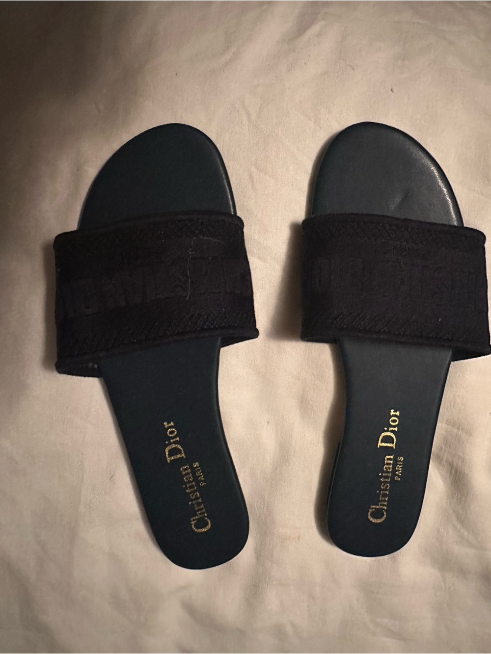 Dior navy blue Slide Sandals - Picture 1 of 4
